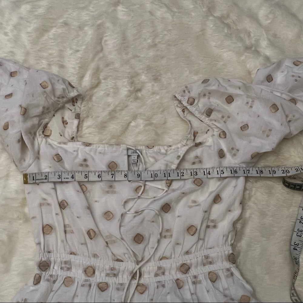 Joie mianda white and gold peasant mini dress - Picture 5 of 12
